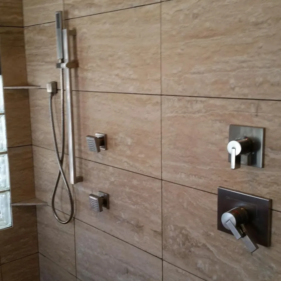 Shower fixture installation for Water Heater Replacement in Chicago